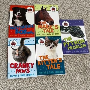 Set of 5 Pet Vet Animal Adventure Books from Kane Miller. 📚 Like NEW!
